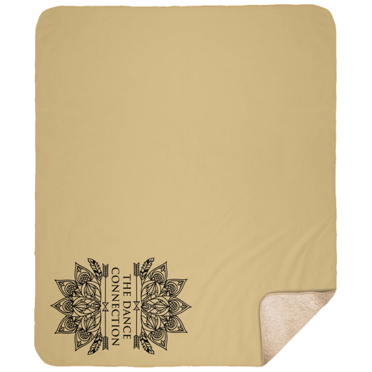 floral Large Fleece Sherpa Blanket - 50x60