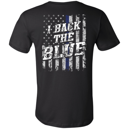 Back The Blue 3001C Unisex Jersey Short-Sleeve T-Shirt
