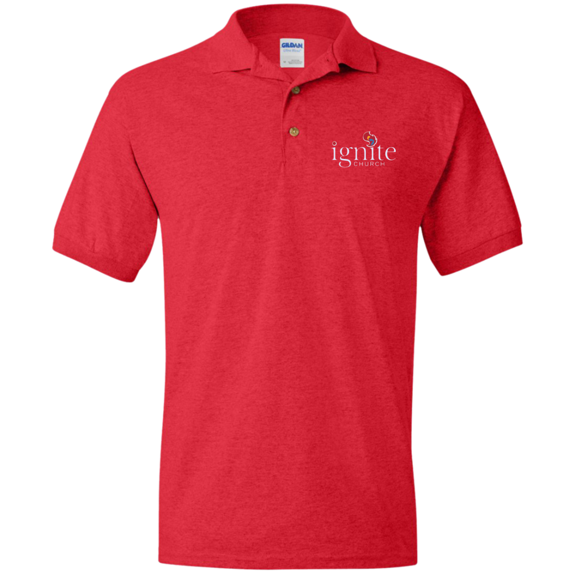 IGNITE church - Jersey Polo Shirt Unisex - Kick Merch - 7