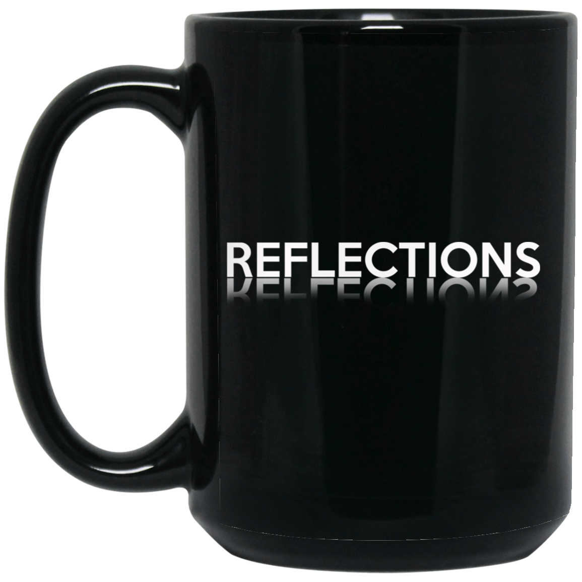 15 oz. Black Mug