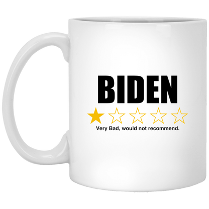 BIDEN - 1 Star Rating, Very Bad Not Recommended