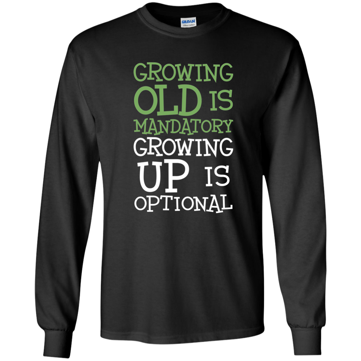 Growing Old Is Mandatory Growing Up Is Optional
