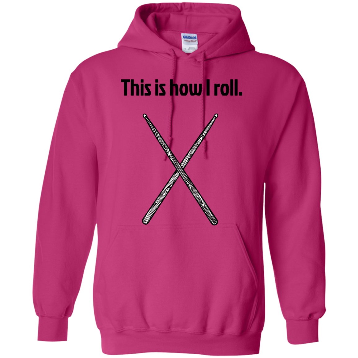 This is how I Roll - Pullover Hoodie - Purple Bee Designs - Kick Merch - 5