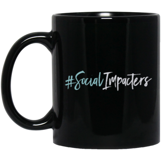 Social Impacters - 11 oz. Black Mug