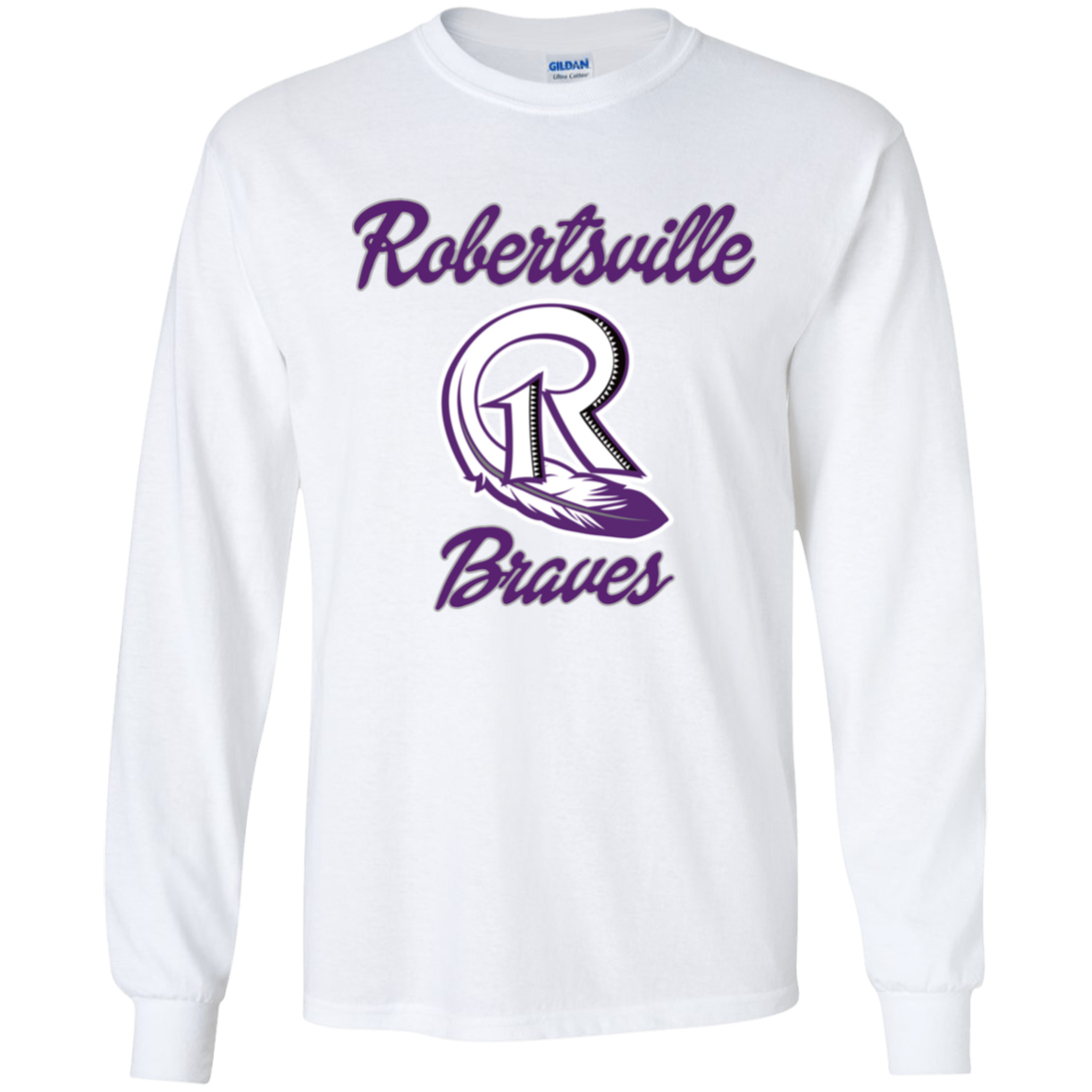 Robertsville Braves - Youth Long Sleeve Shirt