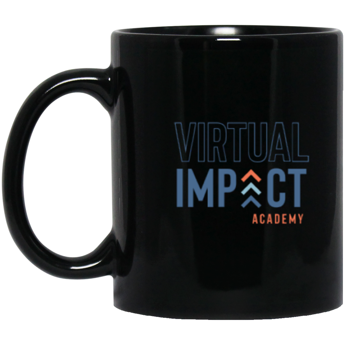 Virtual Impact - 11 oz. Black Mug