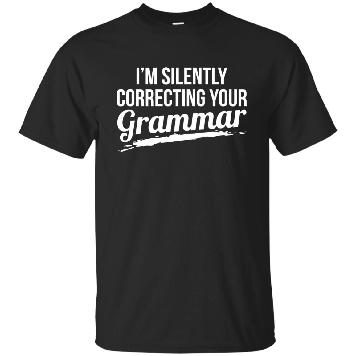 I'm Silently Correcting Your Grammar