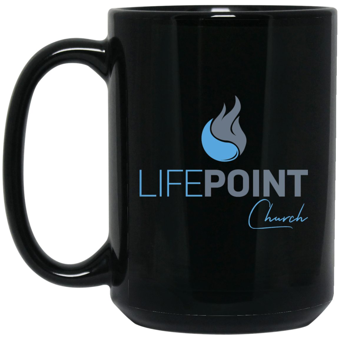 Life Point 15 oz. Black Mug