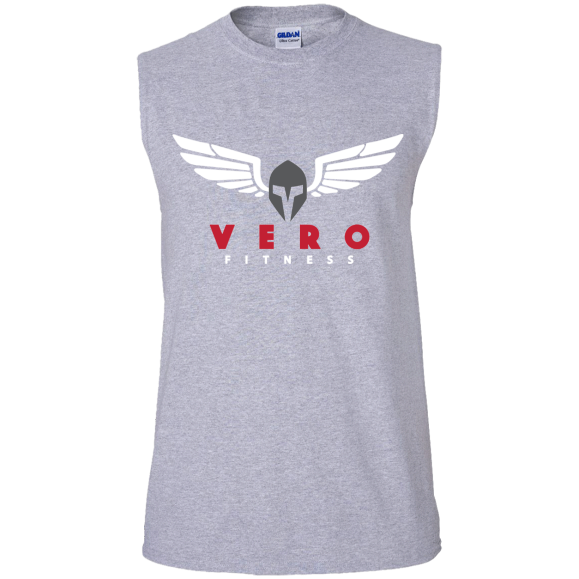 VERO Fitness Men's Ultra Cotton Sleeveless T-Shirt