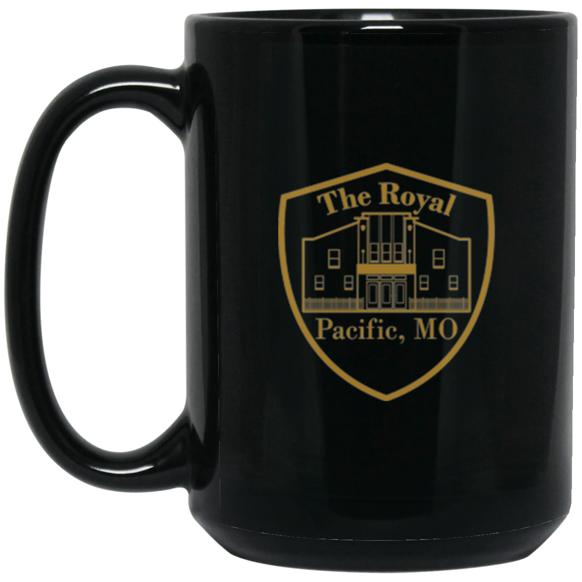 The Royal - 15 oz. Black Mug