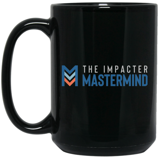 The Impacter Mastermind - 15 oz. Black Mug