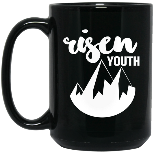 RISEN Youth 15 oz. Black Mug