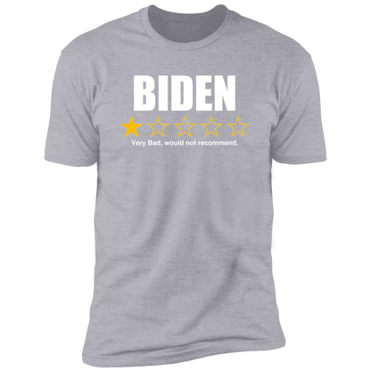BIDEN - 1 Star Rating, Very Bad Not Recommended