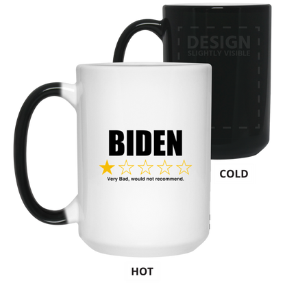 BIDEN - 1 Star Rating, Very Bad Not Recommended