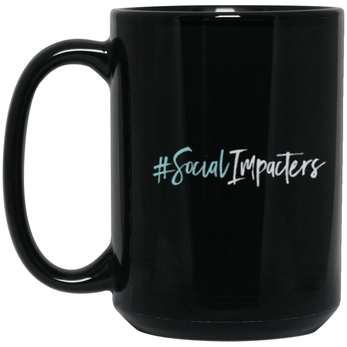 Social Impacters - 15 oz. Black Mug