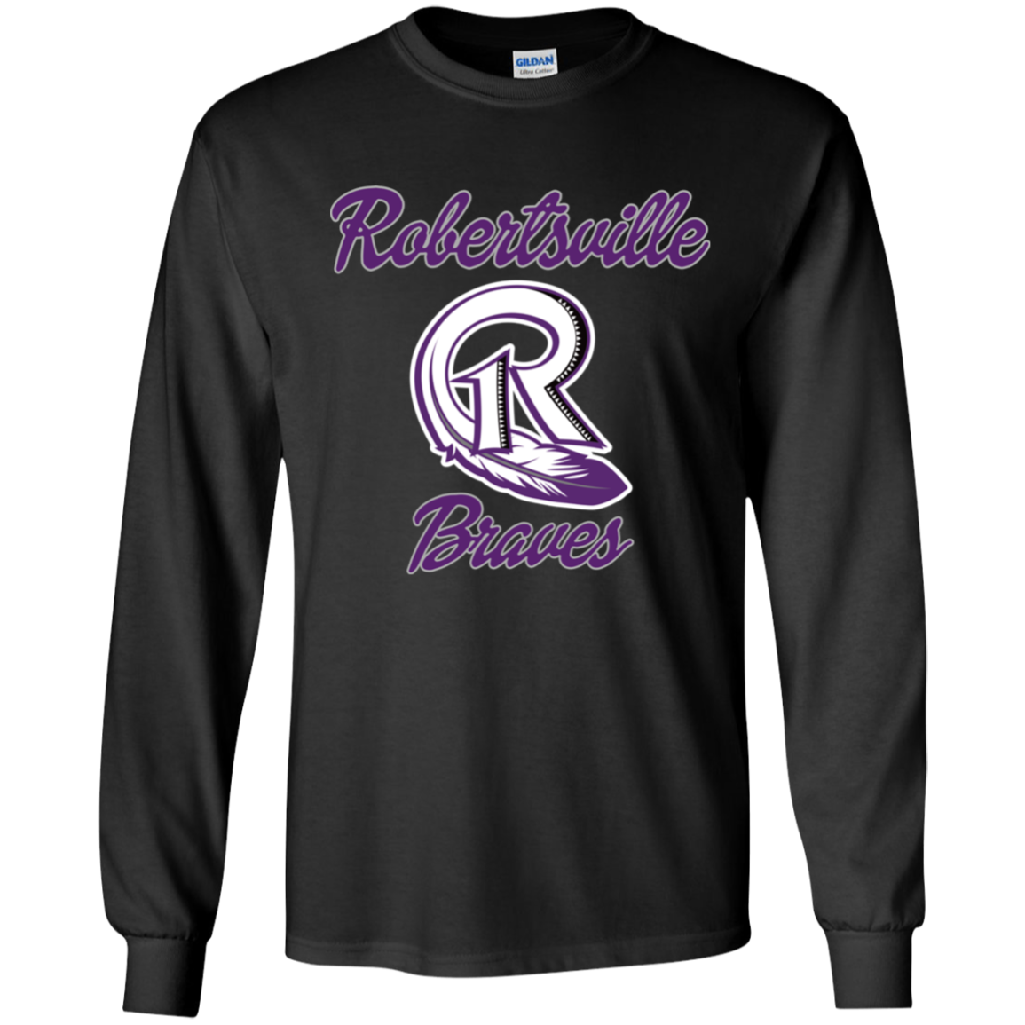 Robertsville Braves - Youth Long Sleeve Shirt