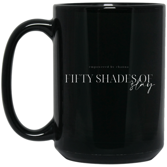 15 oz. Black Mug