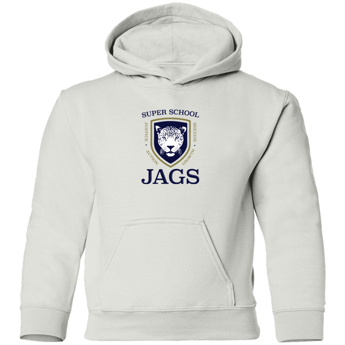 Pullover Hoodie Youth & Adult - Super School
