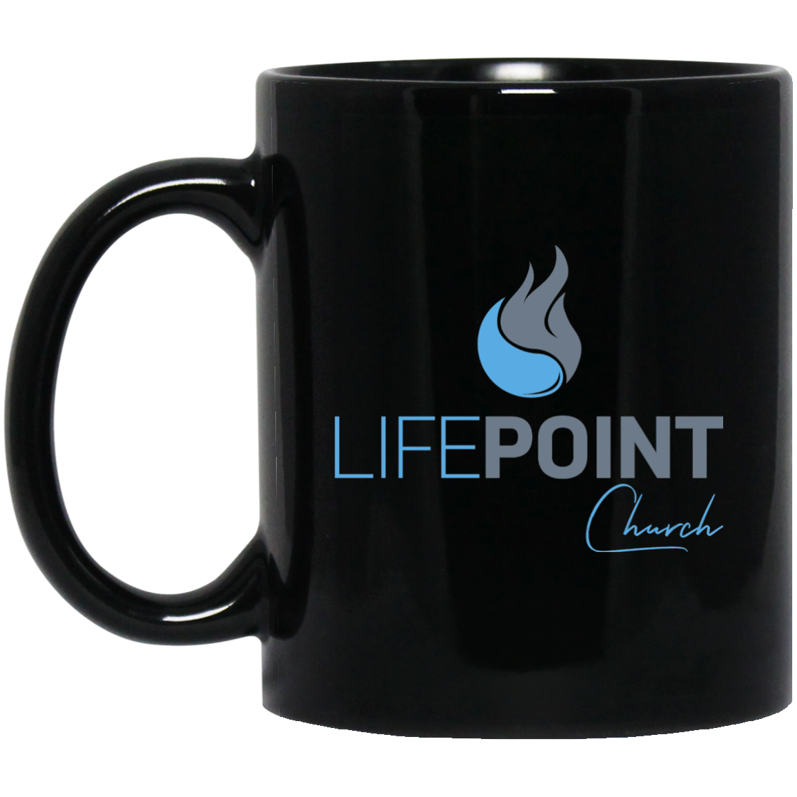 Life Point 11 oz. Black Mug