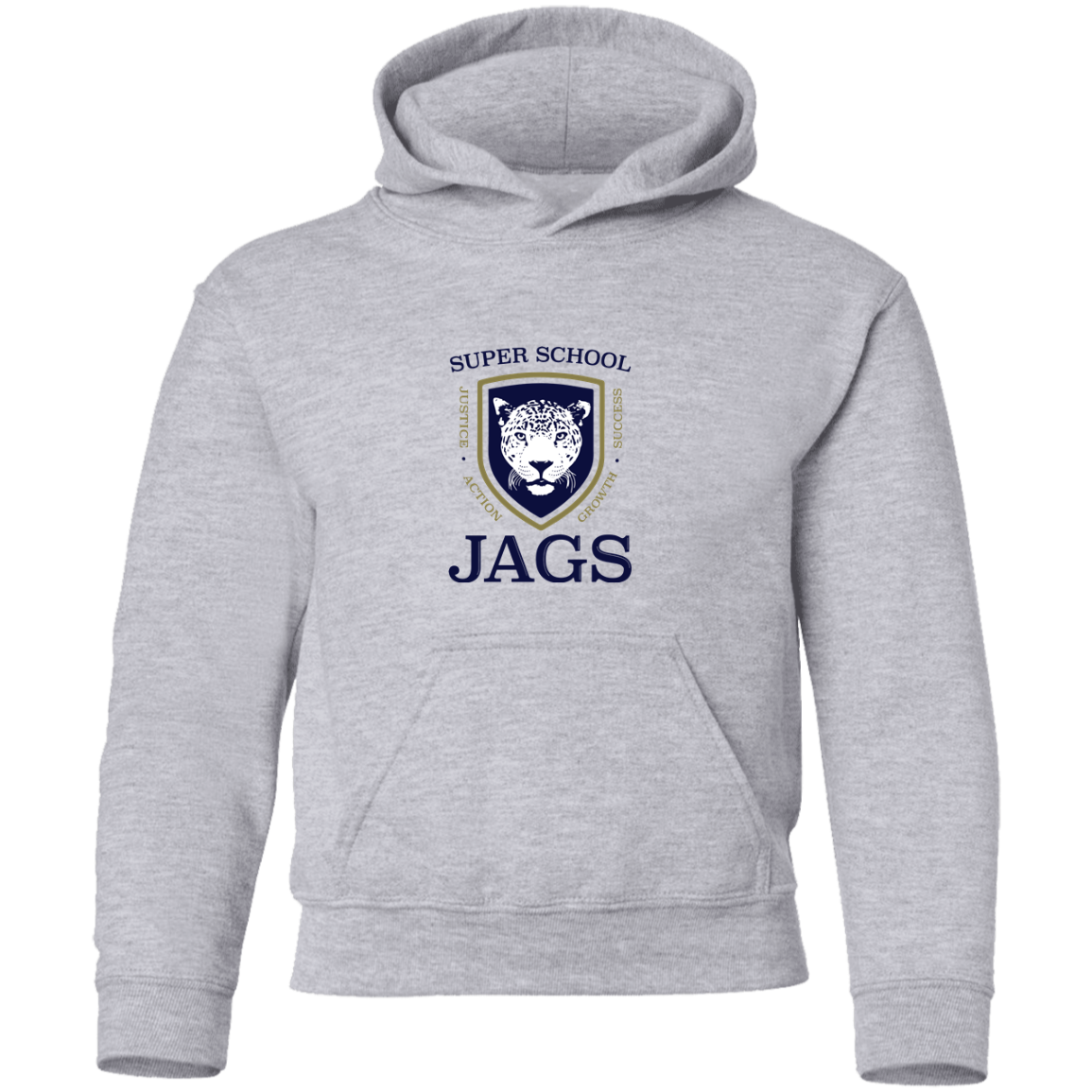 Pullover Hoodie Youth & Adult - Super School