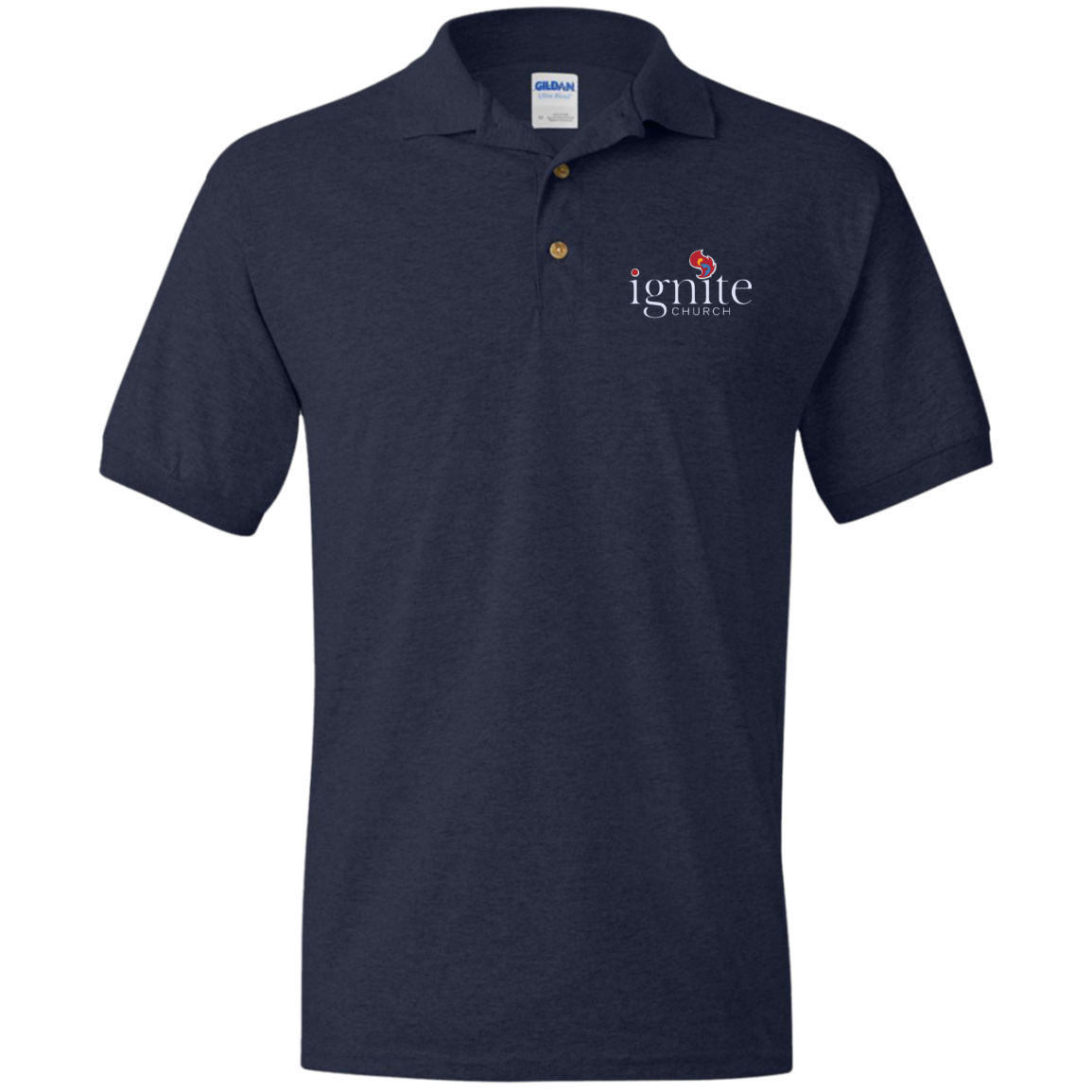 IGNITE church - Jersey Polo Shirt Unisex - Kick Merch - 4