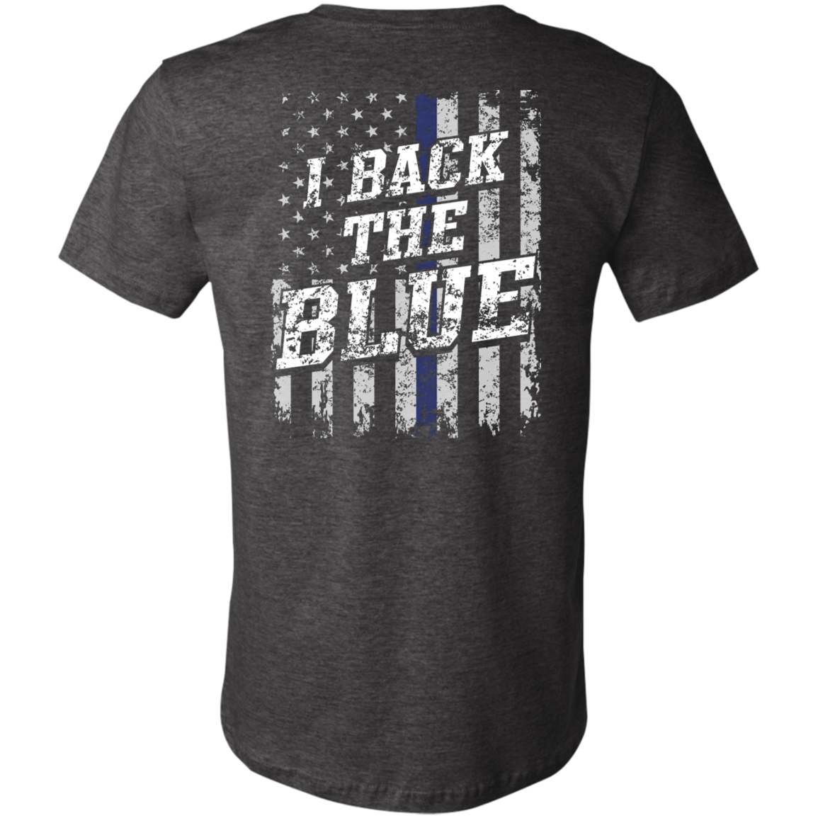 Back The Blue 3001C Unisex Jersey Short-Sleeve T-Shirt