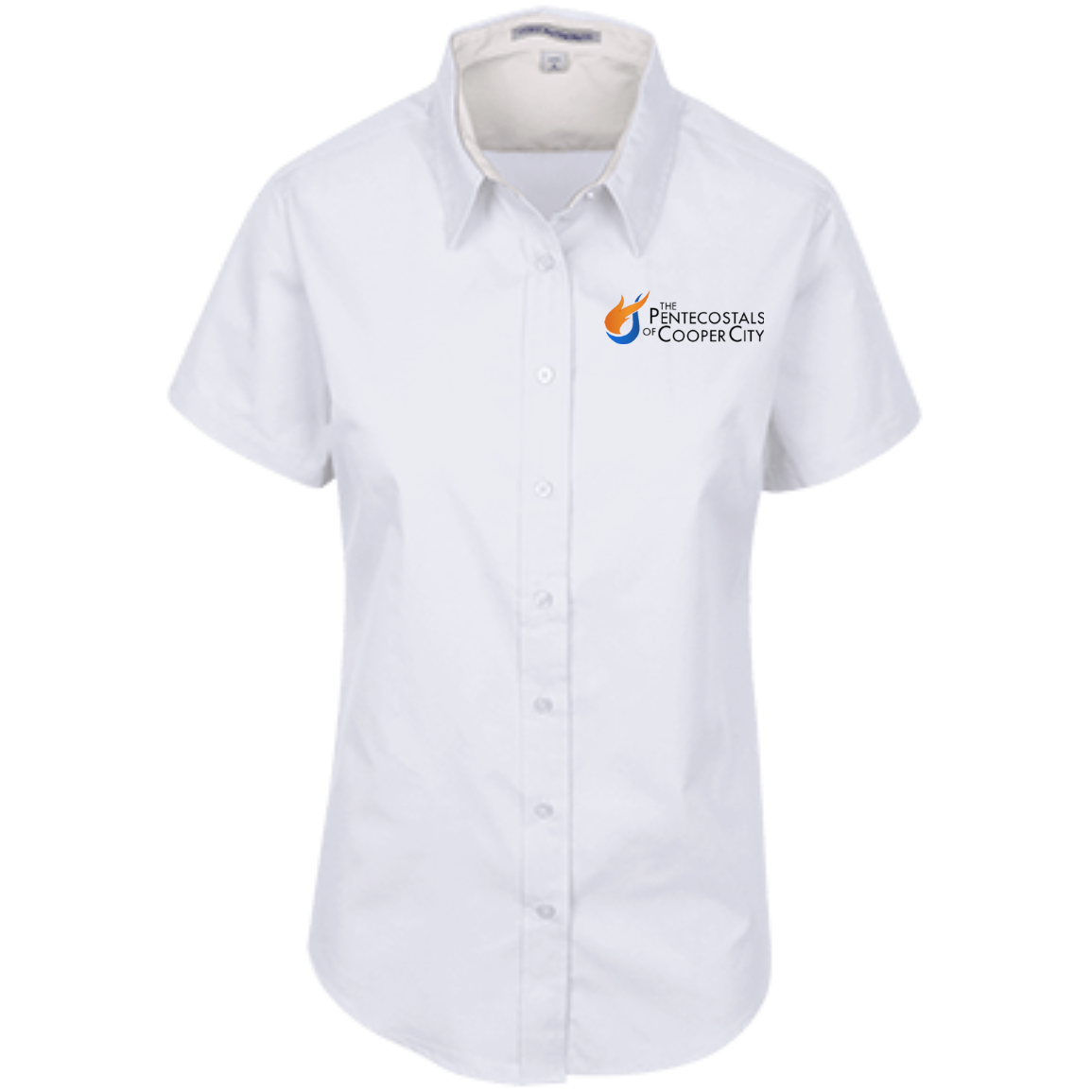 The Pentecostals Of Cooper City - Ladies' Short Sleeve Easy Care Shirt