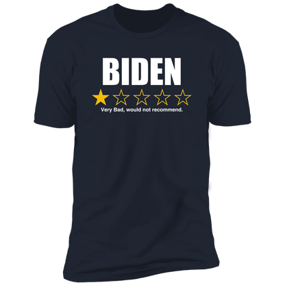 BIDEN - 1 Star Rating, Very Bad Not Recommended
