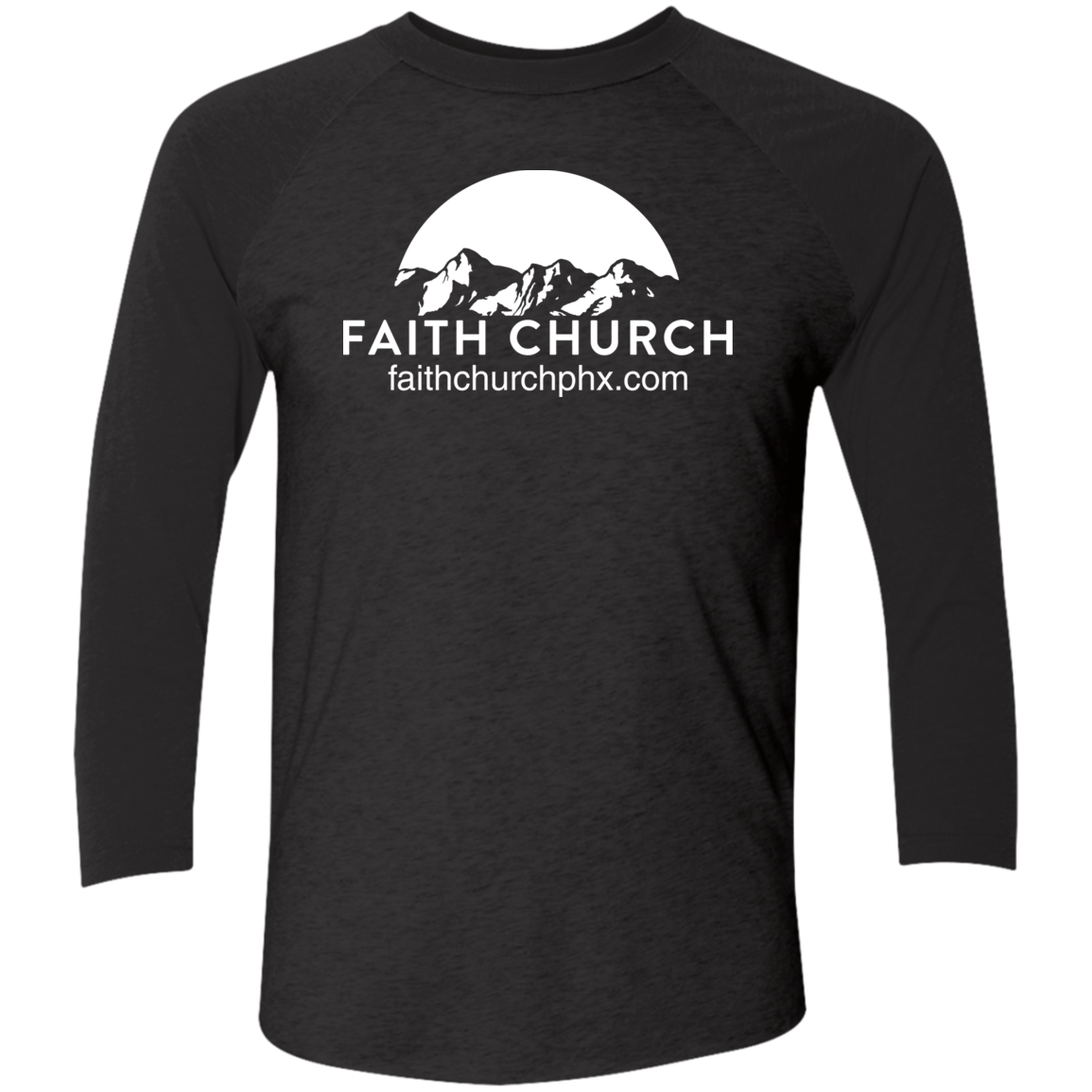 Faith Church - Tri-Blend Raglan Shirt