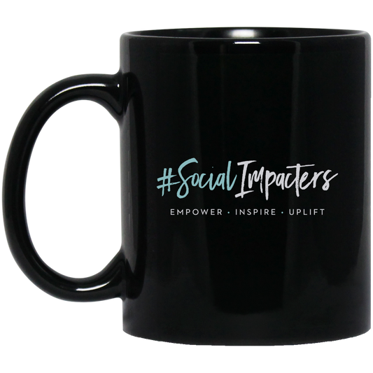 Social Impacters - 11 oz. Black Mug