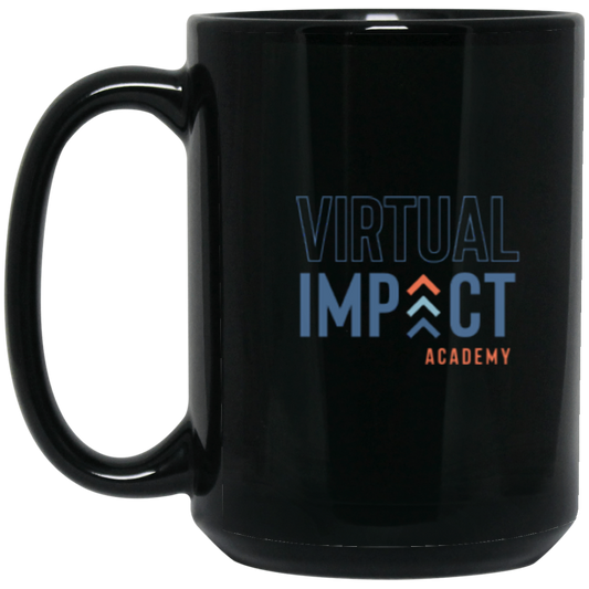 Virtual Impact - 15 oz. Black Mug