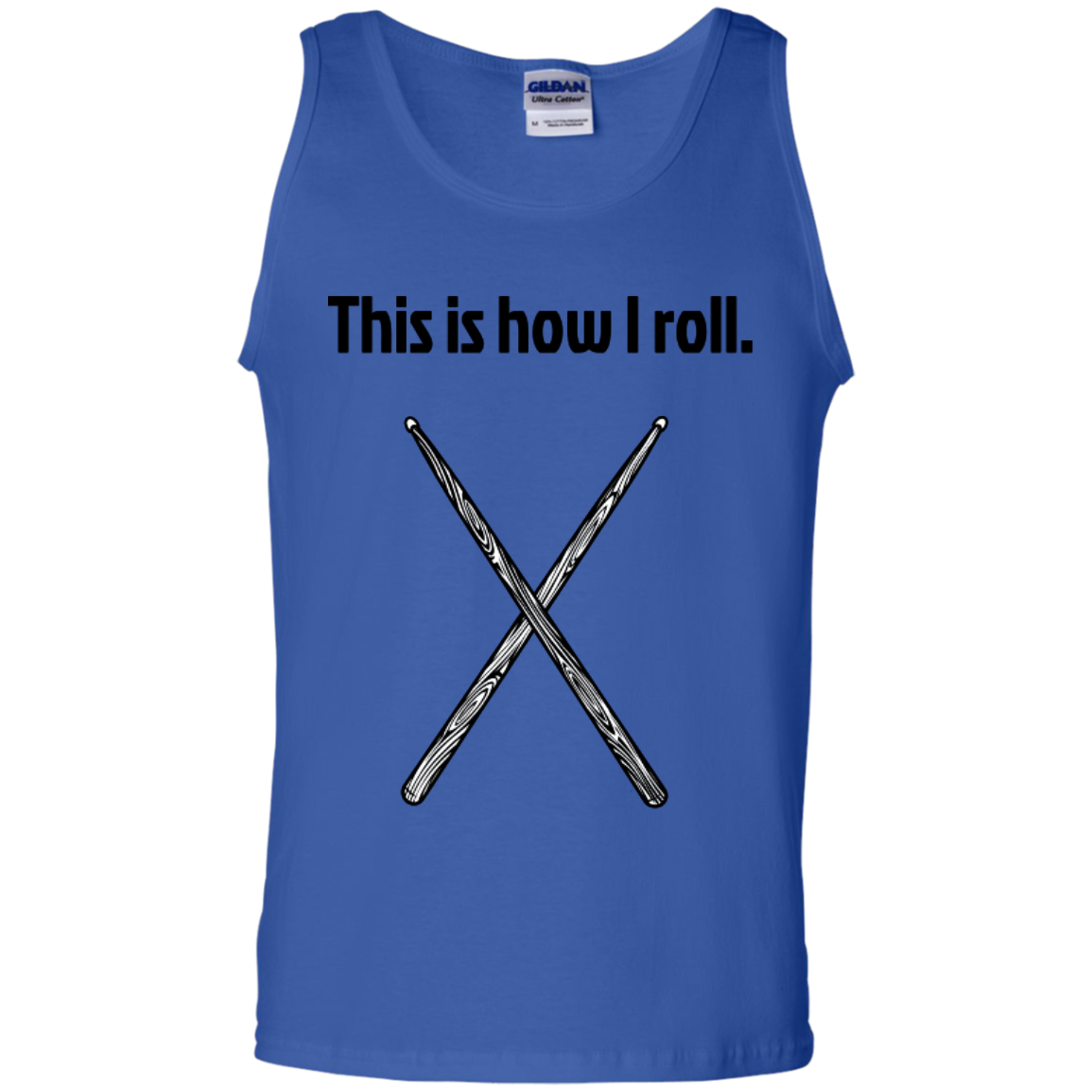 This is how I Roll - Cotton Tank Top - Purple Bee Designs - Kick Merch - 4