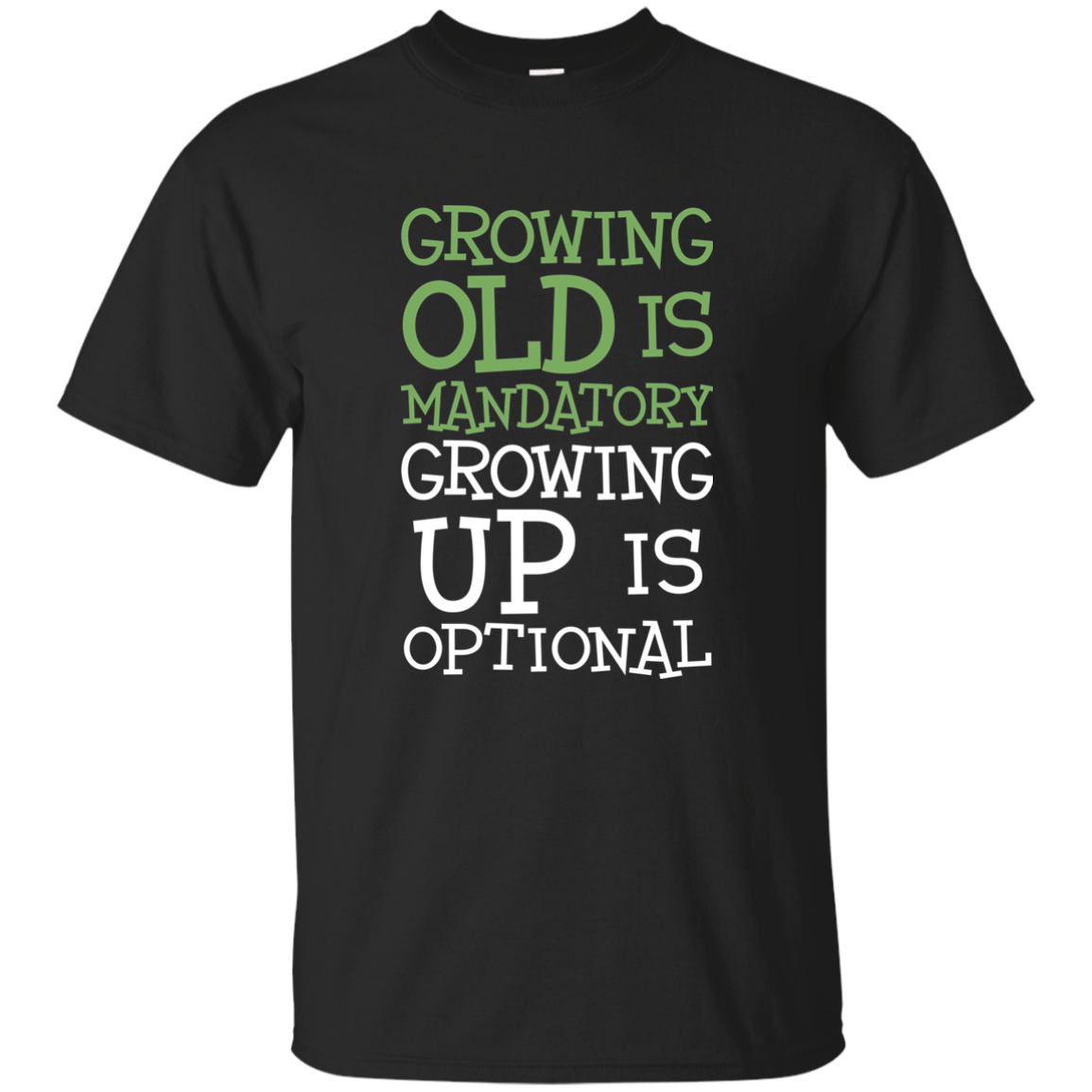 Growing Old Is Mandatory Growing Up Is Optional