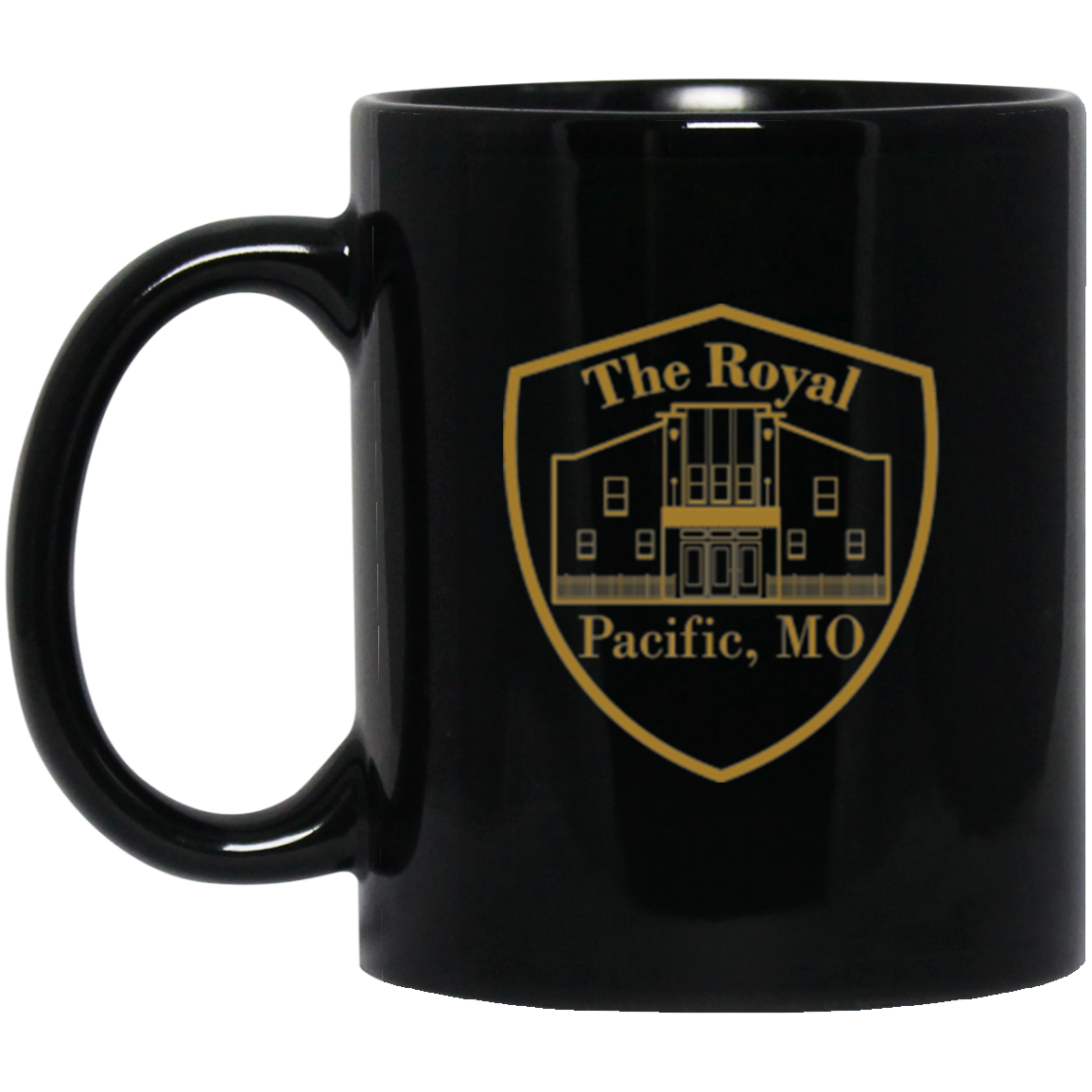 The Royal - 11 oz. Black Mug