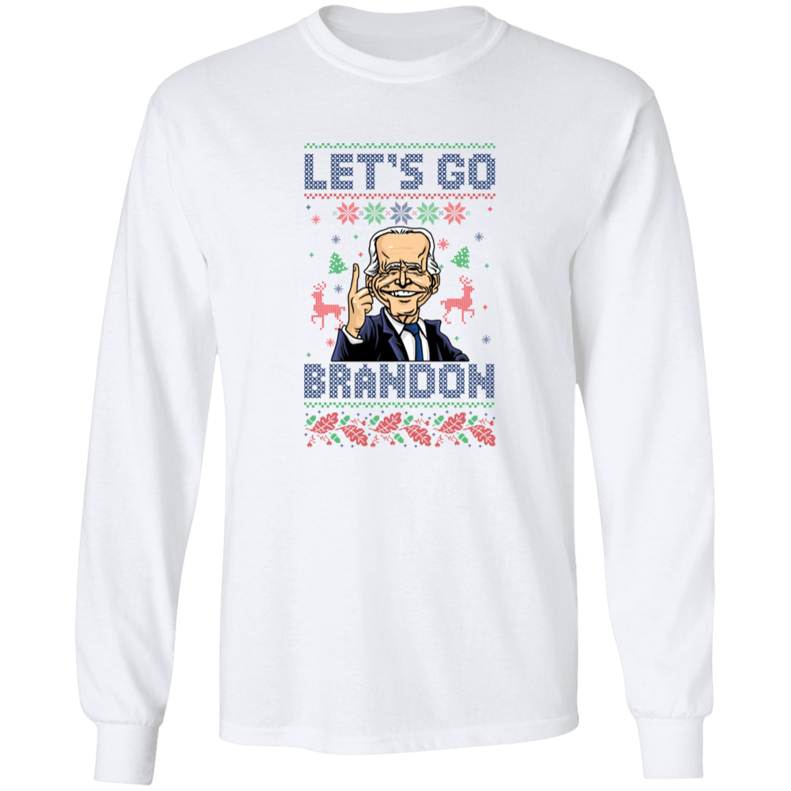 BIDEN - Let's Go Brandon Ugly Christmas Apparel