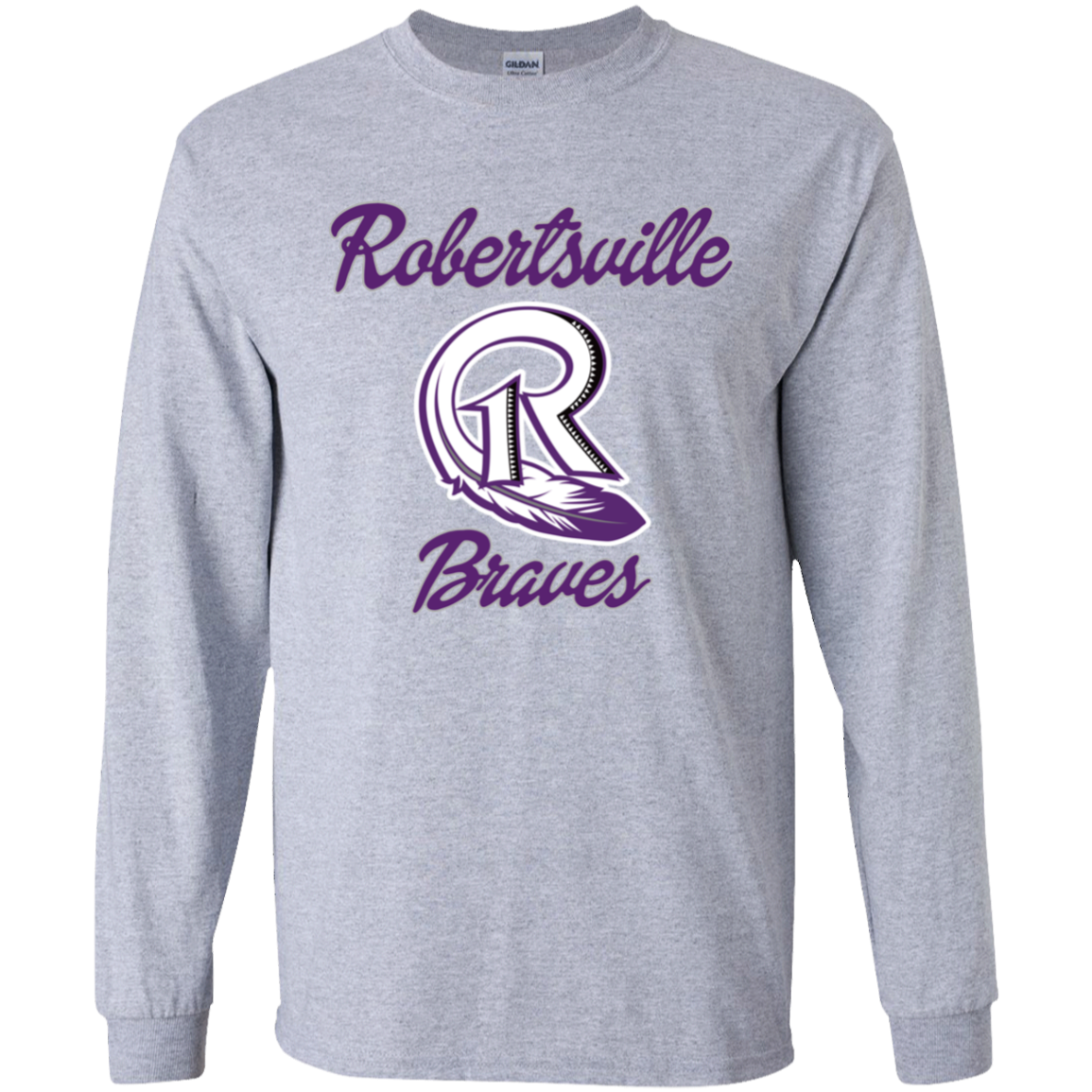 Robertsville Braves - Youth Long Sleeve Shirt