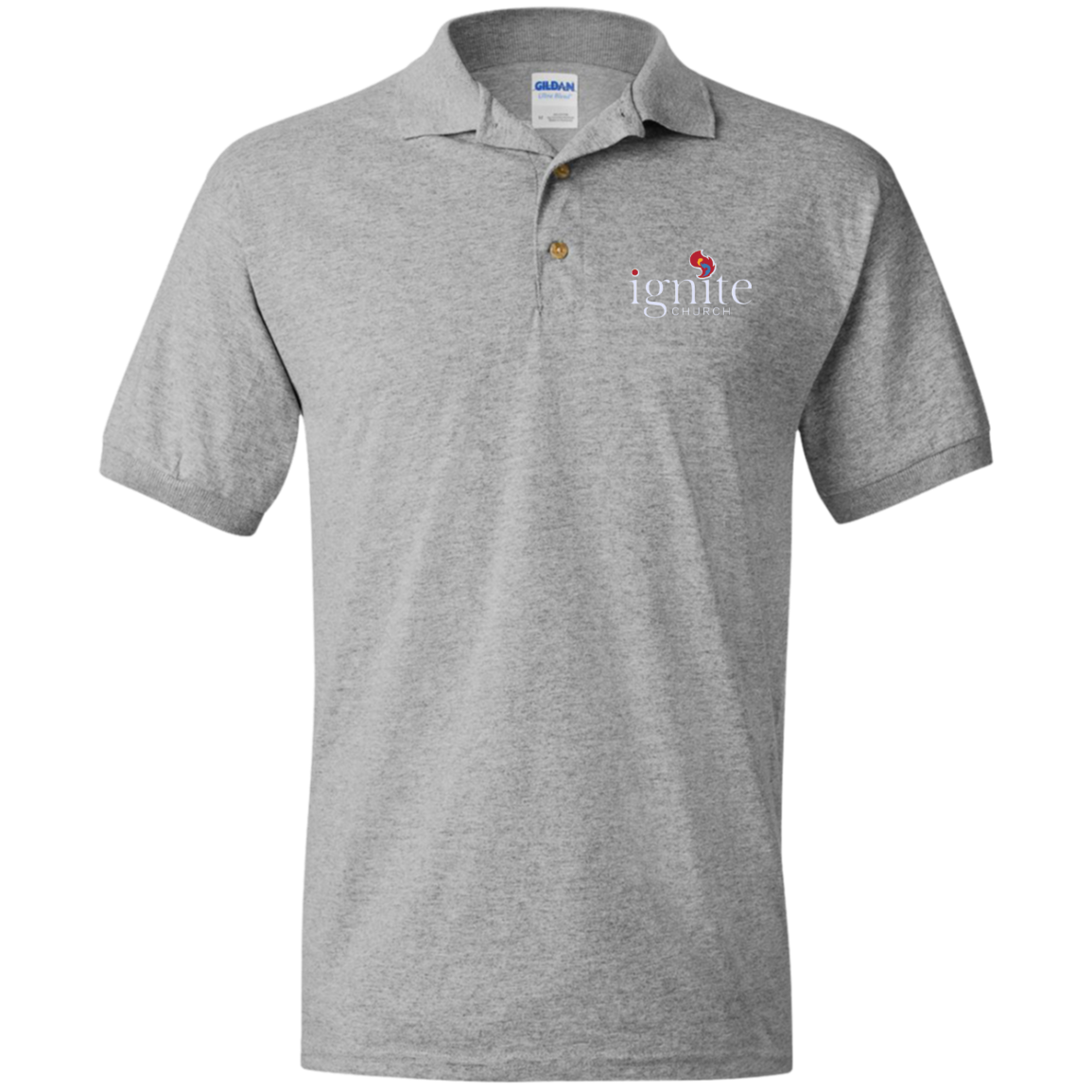 IGNITE church - Jersey Polo Shirt Unisex - Kick Merch - 1