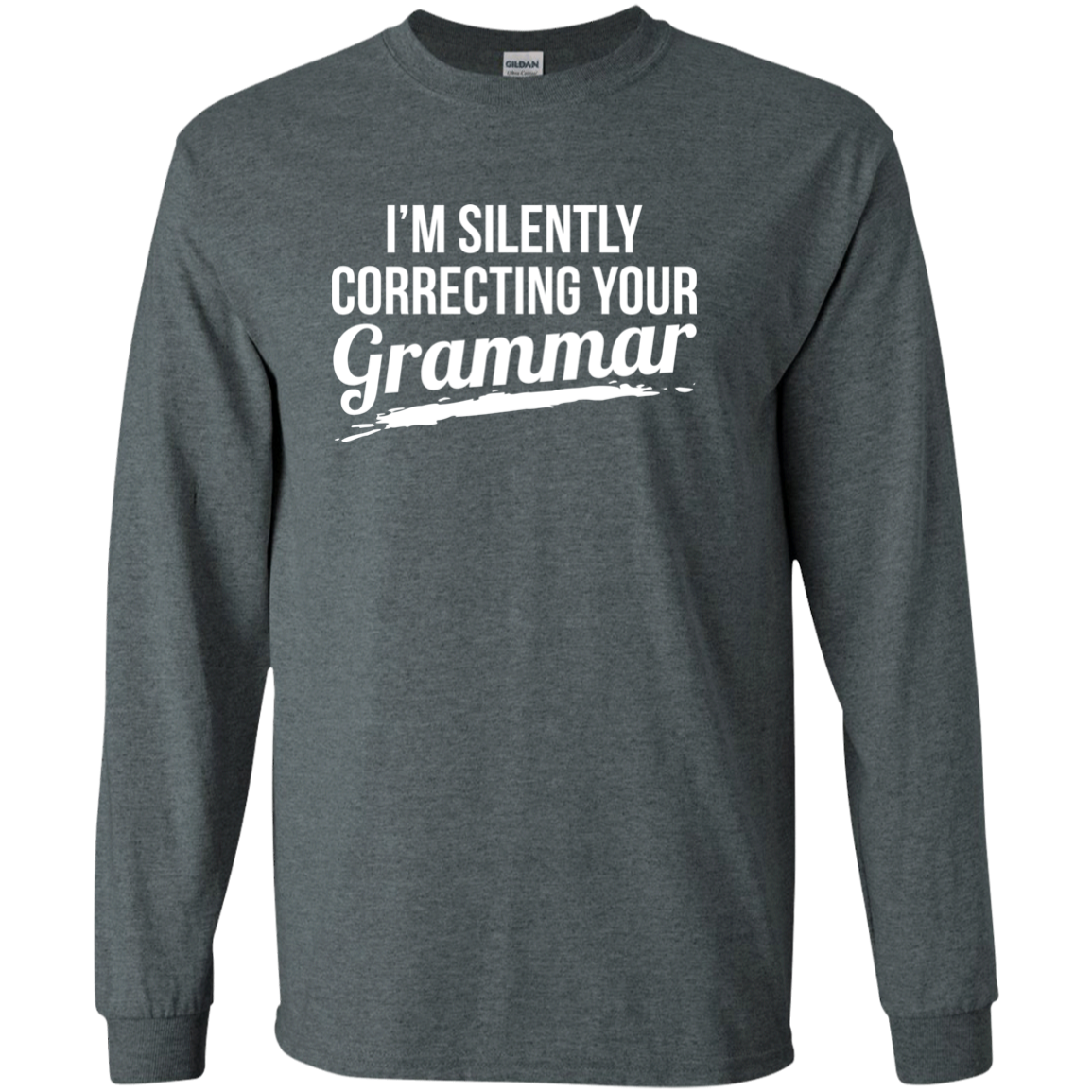 I'm Silently Correcting Your Grammar
