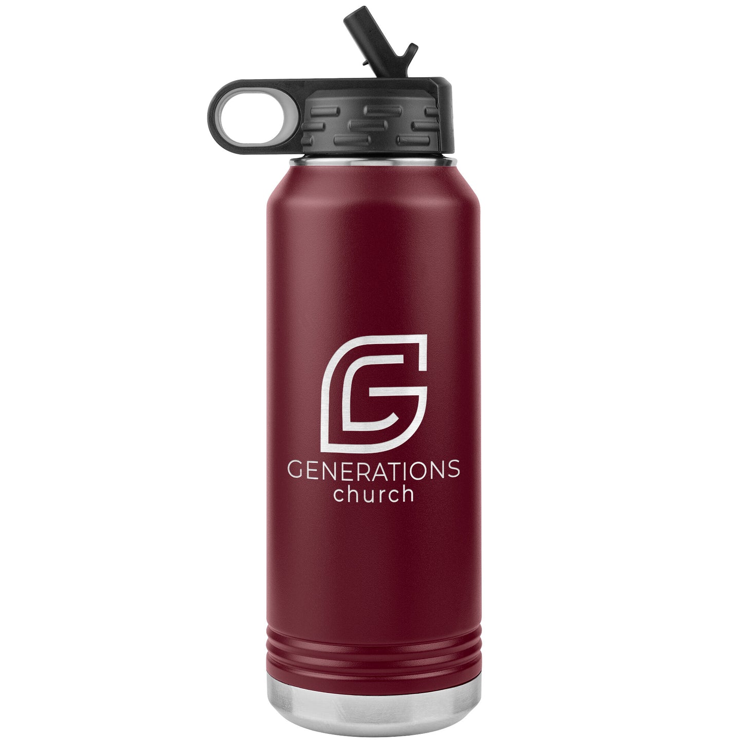 Generations Church - 32oz Water Bottle Tumbler
