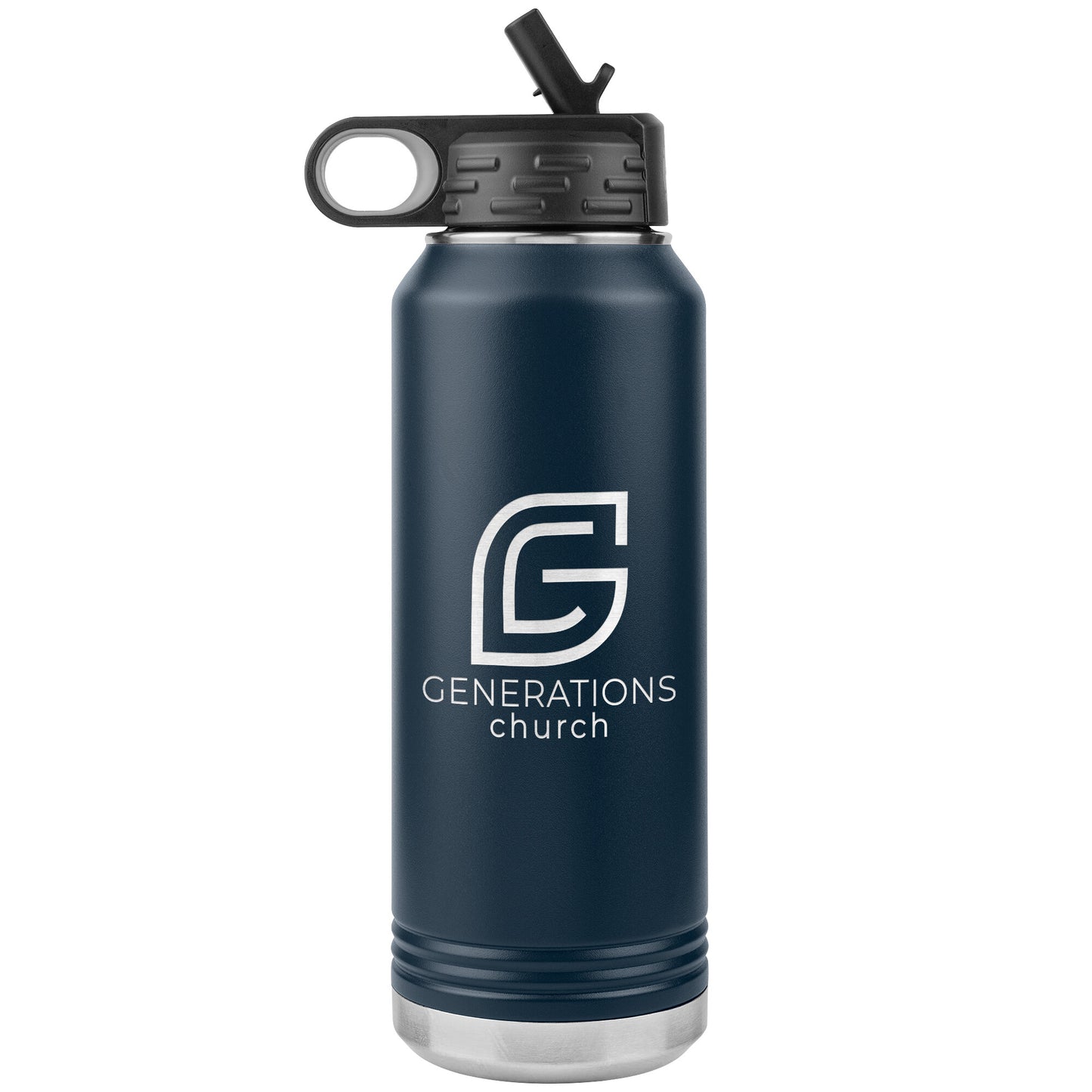 Generations Church - 32oz Water Bottle Tumbler
