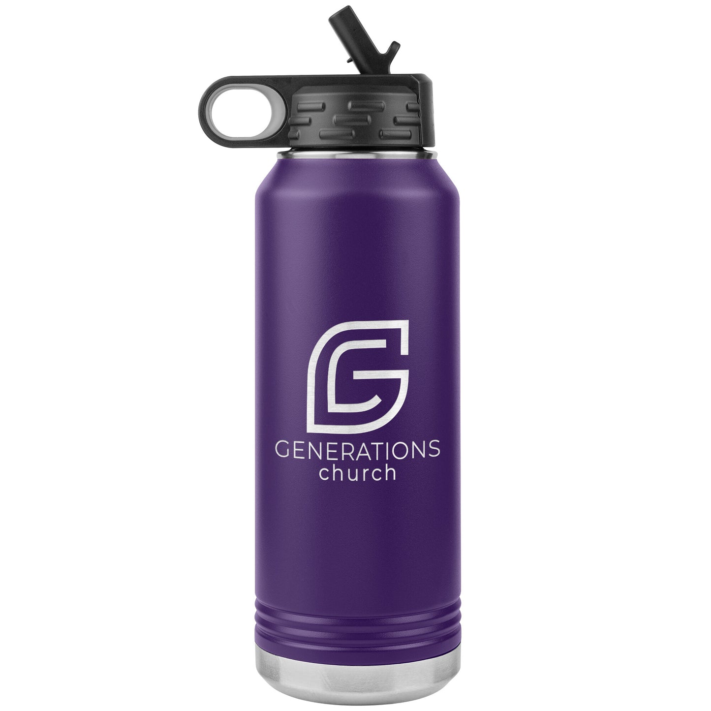 Generations Church - 32oz Water Bottle Tumbler