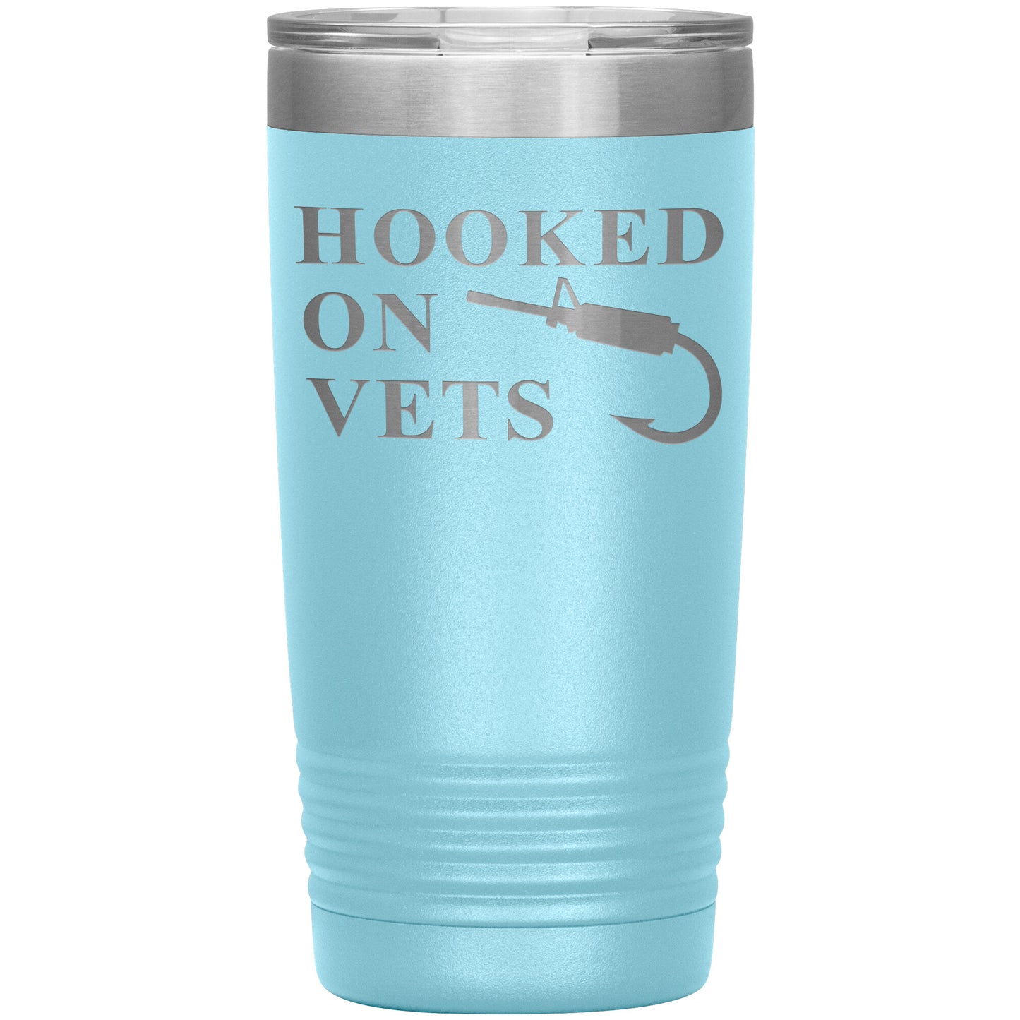 HOOKED ON VETS - 20oz Insulated Tumbler