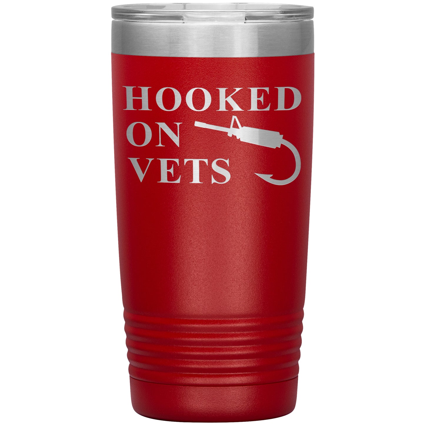 HOOKED ON VETS - 20oz Insulated Tumbler
