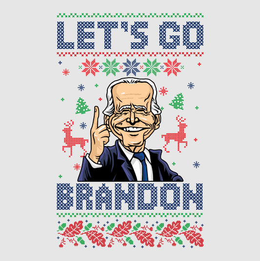 BIDEN - Let's Go Brandon Ugly Christmas Apparel