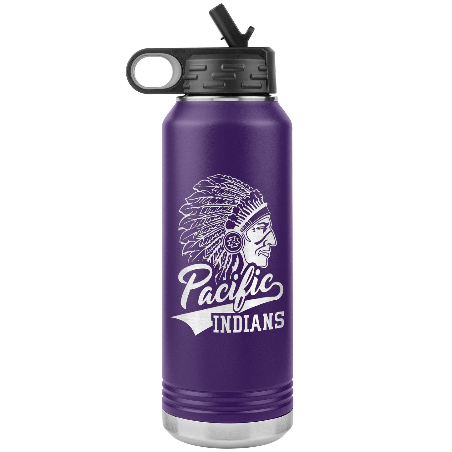 Pacific Indians Design 1 - 32oz Water Bottle Tumbler