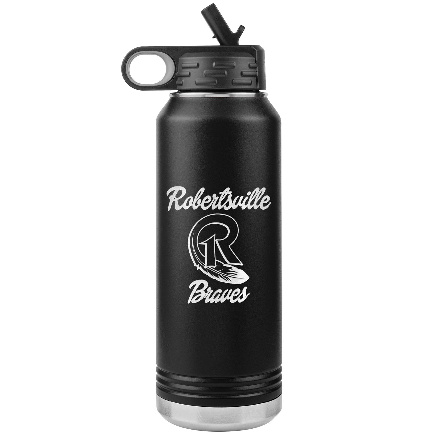 Robertsville Braves - 32oz Insulated Water Bottle