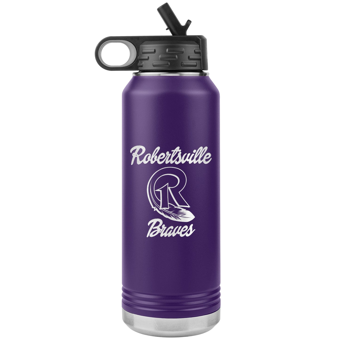 Robertsville Braves - 32oz Insulated Water Bottle