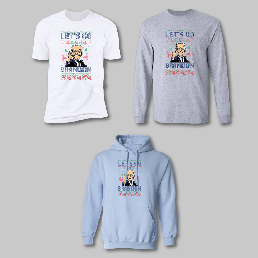 BIDEN - Let's Go Brandon Ugly Christmas Apparel