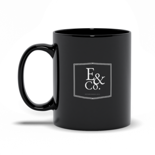 Evalyn & Co. Logo - Black Mugs