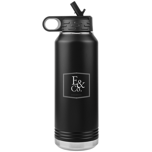 Evalyn & Co. Logo - 32oz Water Bottle Tumbler